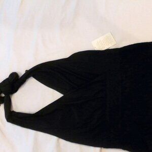 NWT Dress by Alexia Admor for Boston Proper.  Black cotton lace skirt. Sz. L